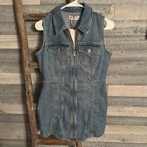 NWT Zara denim mini dress, size Medium